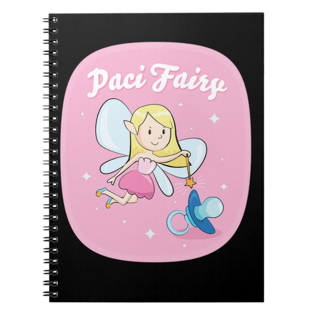 Carnet 59.Fée de Pacifier pour filles mignonne Paci Fée c (Devant)