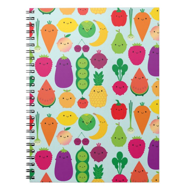 Carnet 5 des fruits et légumes de jour (Devant)