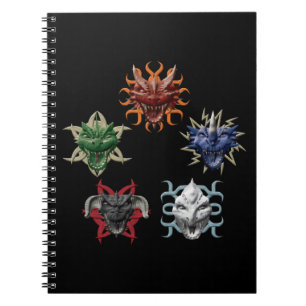 Carnet 5 dragons