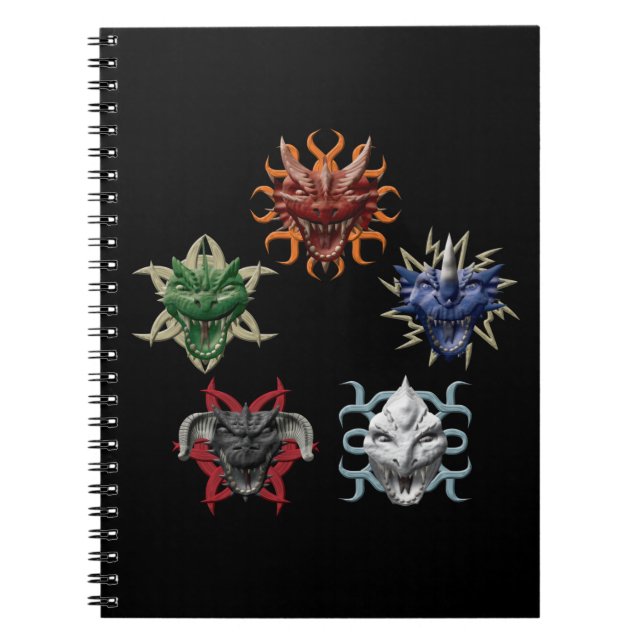 Carnet 5 dragons (Devant)