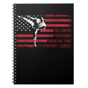 Carnet 5 Tenets American Taekwondo Combattre
