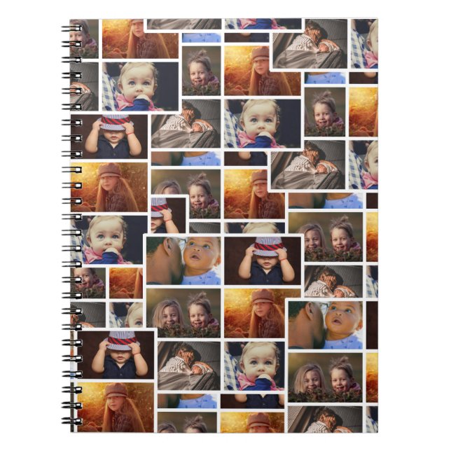 Carnet 6 Photo Collage Famille Photo Motif (Devant)