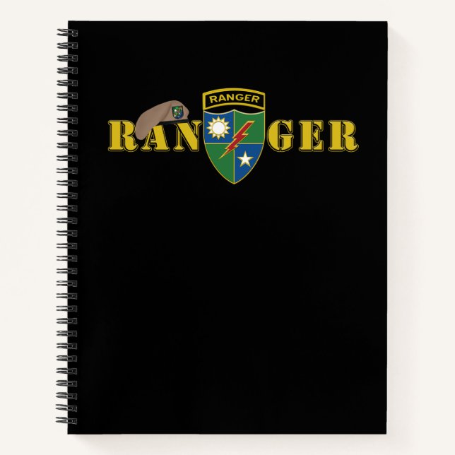 Carnet 75e Régiment de Rangers  (Devant)