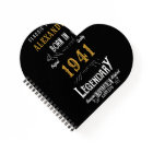 80e anniversaire personnalisé Né en 1941 Noir Vint