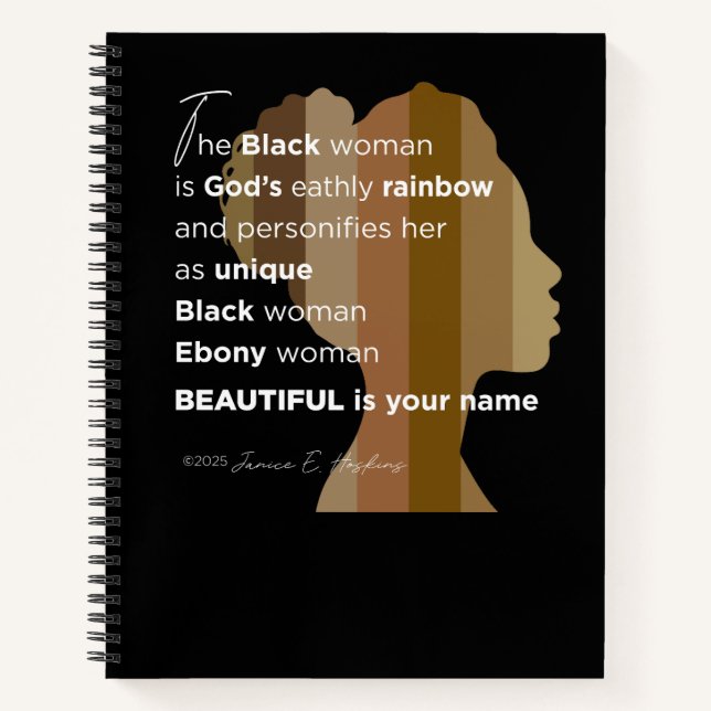 Carnet 8.5" x 11" Deluxe Spiral Notebook (Devant)