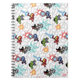 Carnet 8Bit Avengers Attaquent