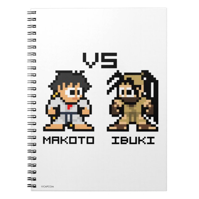 Carnet 8bit Makoto CONTRE Ibuki (Devant)