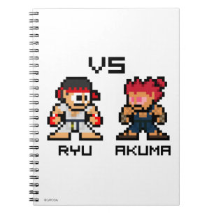 Carnet 8bit Ryu CONTRE Akuma