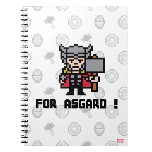 Carnet 8Bit Thor - Pour Asgard ! (Devant)