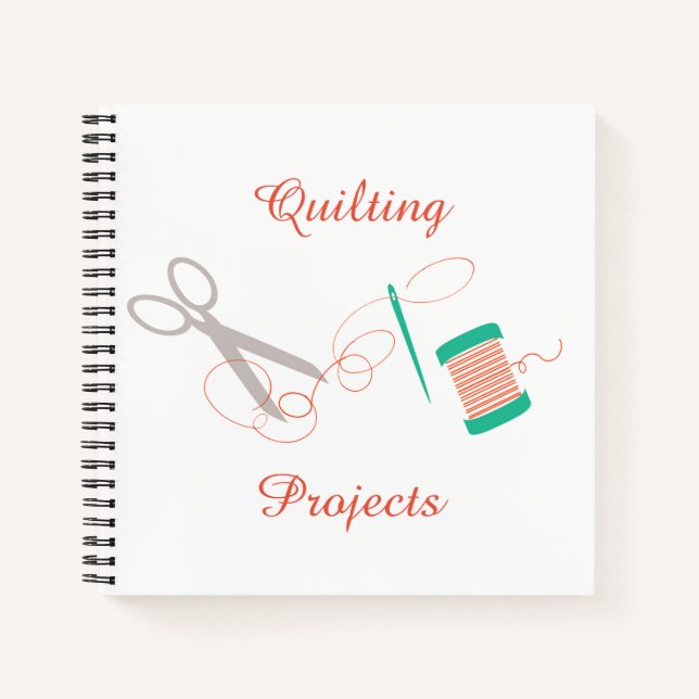 Carnet à aiguilles et à filetage (Devant)