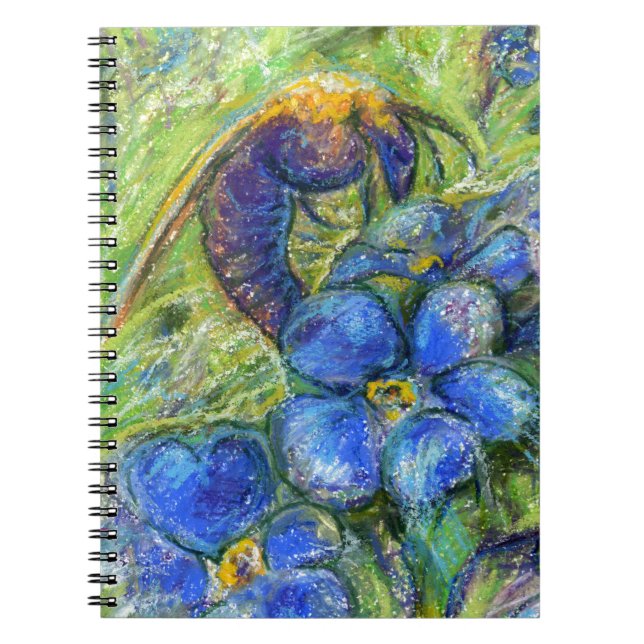 Carnet A Bee & Forget-me-not Flowers (Devant)