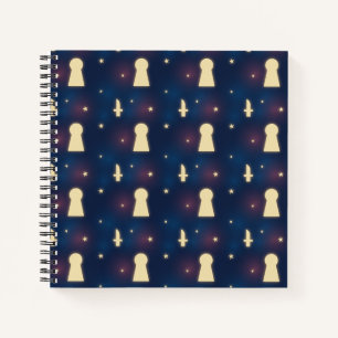 Carnet à clé étoile en forme de couteau   Journal 