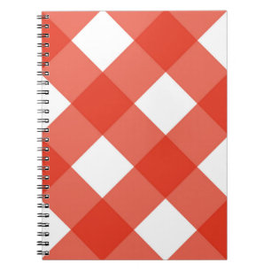 Carnet à damiers motif
