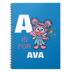 Carnet A est pour Abby Cadabby   Ajoutez votre nom