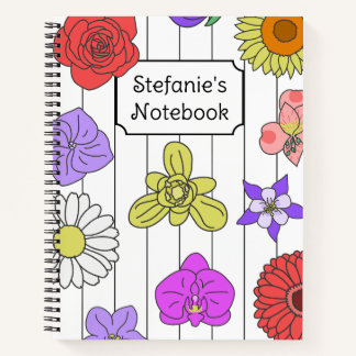 Carnet à fleurs