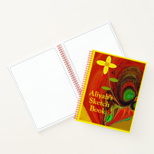Carnet "A Flower for Me" Girls Hardcover croquis