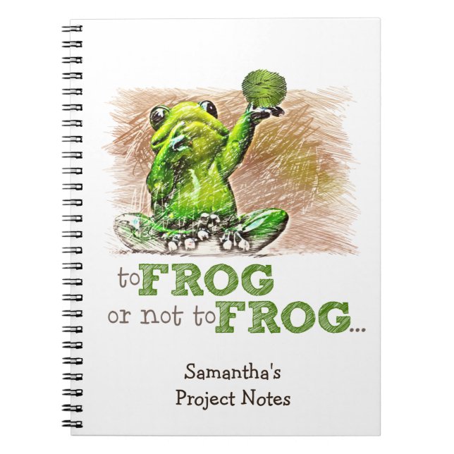 Carnet À la grenouille ou non à la grenouille ... (Devant)