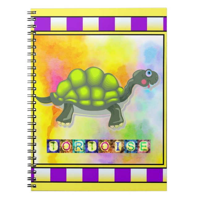Carnet à la spirale de tortue (Devant)
