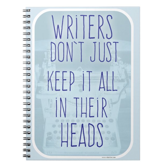 Carnet À l'intérieur d'une tête d'auteur (Devant)