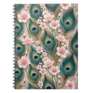 Carnet à plumes de Paon Royal