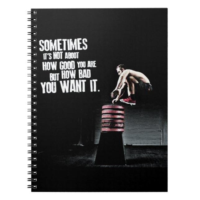 Carnet À quel point vous voulez mauvais - CrossFit Motiva (Devant)