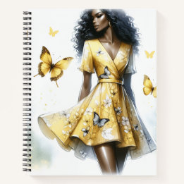 Carnet à spirale de mode d'été
