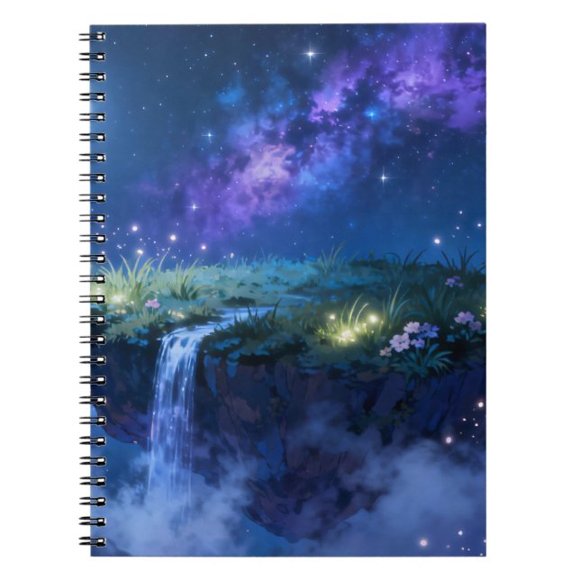 Carnet à spirale des Chutes Célestes (Devant)