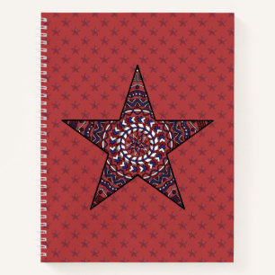 Carnet à spirale Étoile de l'Indépendance