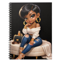 carnet à spirales élégant