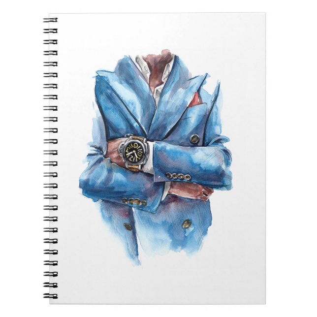 Carnet A suit et a watch (Devant)