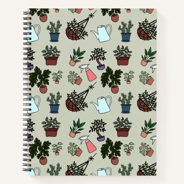 Carnet à thème plante (Devant)