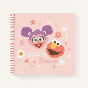 Carnet Abby Cadabby & Elmo Fleurs pour toujours