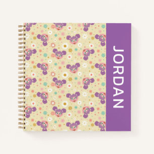 Carnet Abby Cadabby   Face de fleurs    Ajouter Votre Nom