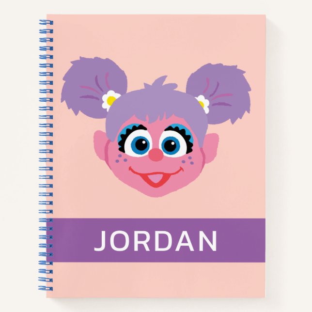 Carnet Abby Cadabby | Face de fleurs | Ajouter Votre Nom (Devant)