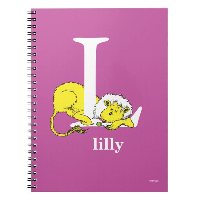 Carnet ABC du Dr Seuss : Lettre L - Blanc | Ajouter Votre (Devant)