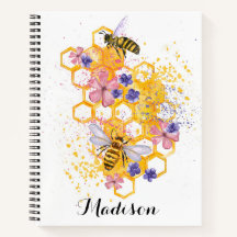 Abeille de miel douce à la florale