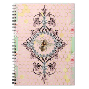 Carnet abeille rustique