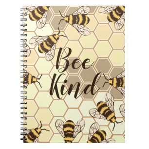 Carnet Abeilles et nid d'abeilles aimables d'abeille