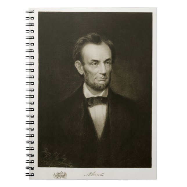 Carnet Abraham Lincoln, 16ème président de la stat unie (Devant)