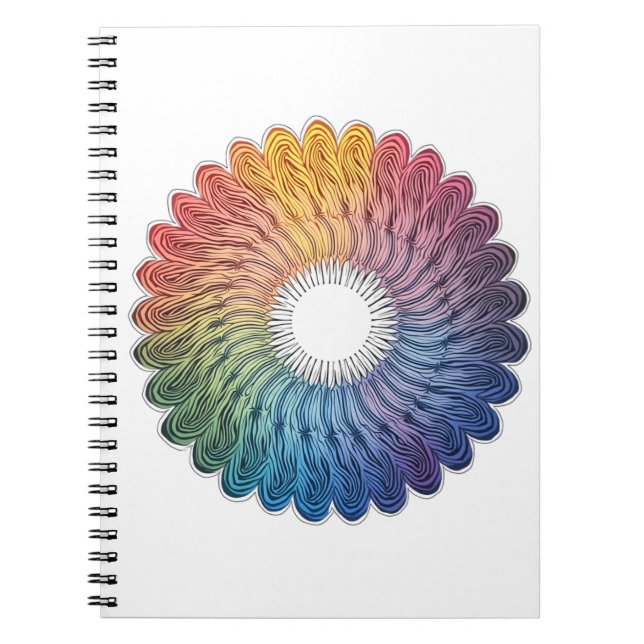 Carnet Abstract vivid notebook (Devant)