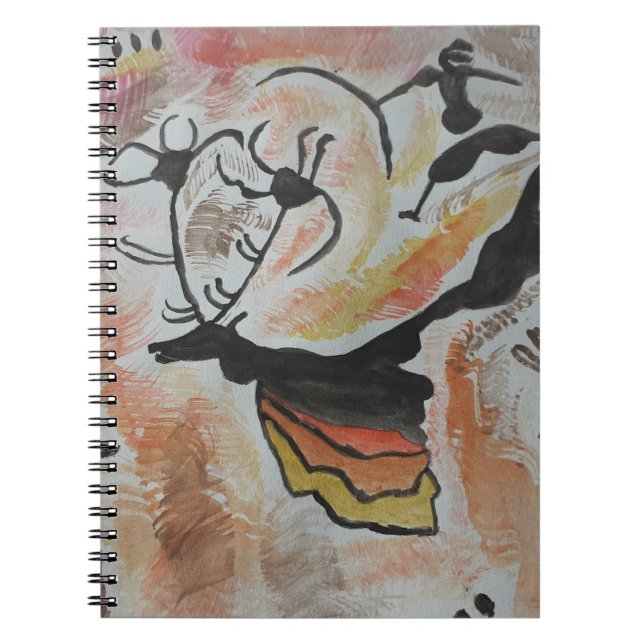 Carnet Abstrait Cave Art (Devant)