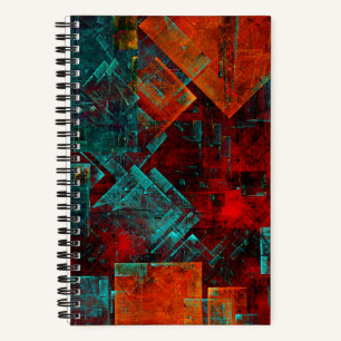 Carnet Abstrait Cool coloré moderne Motif artistique