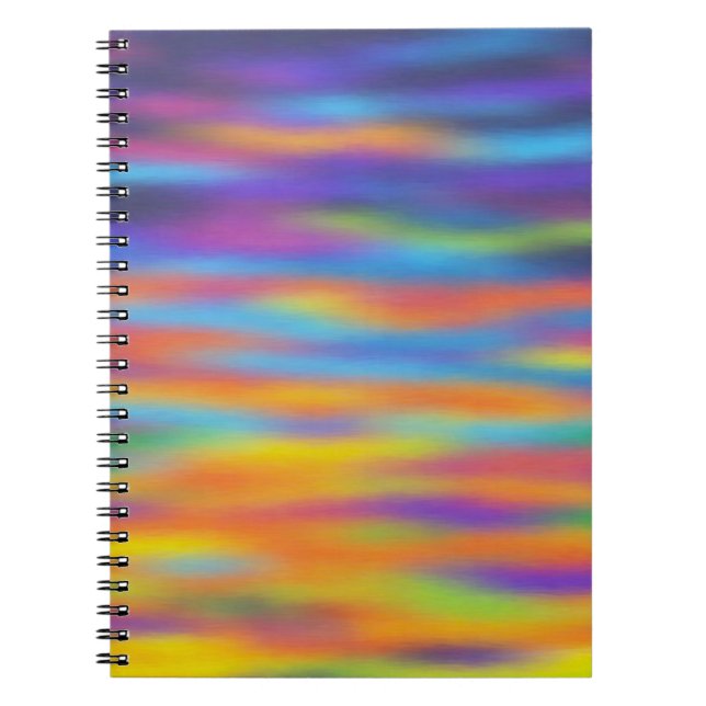Carnet Abstrait Desert Sunset Sky Artwork (Devant)