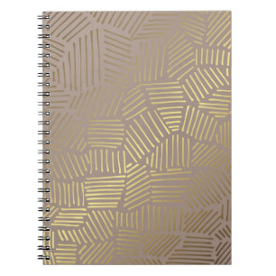 Carnet Abstrait doré, élégant arrière - plan vintage.