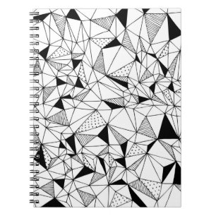 Carnet Abstrait géométrique : Polygonal Arrière - plan Ar