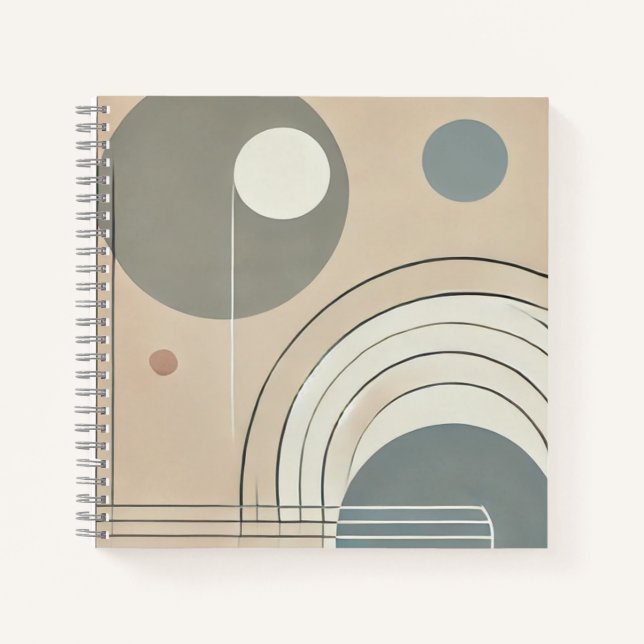 Carnet Abstrait minimaliste (Devant)