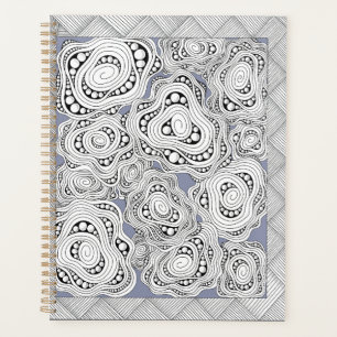 Carnet Abstrait monochrome