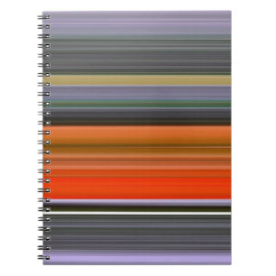 Carnet Abstrait n° 1 : orange et gris