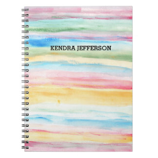 Carnet abstrait peint