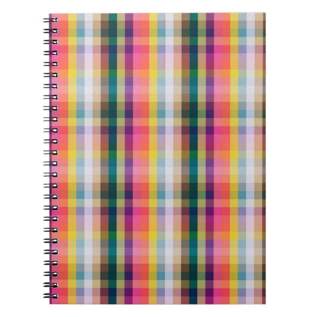 Carnet Abstrait Scottish Plaid (Devant)